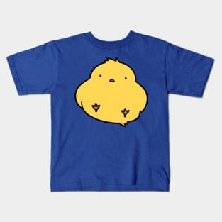 Chubby Yellow Bird Kids T-Shirt